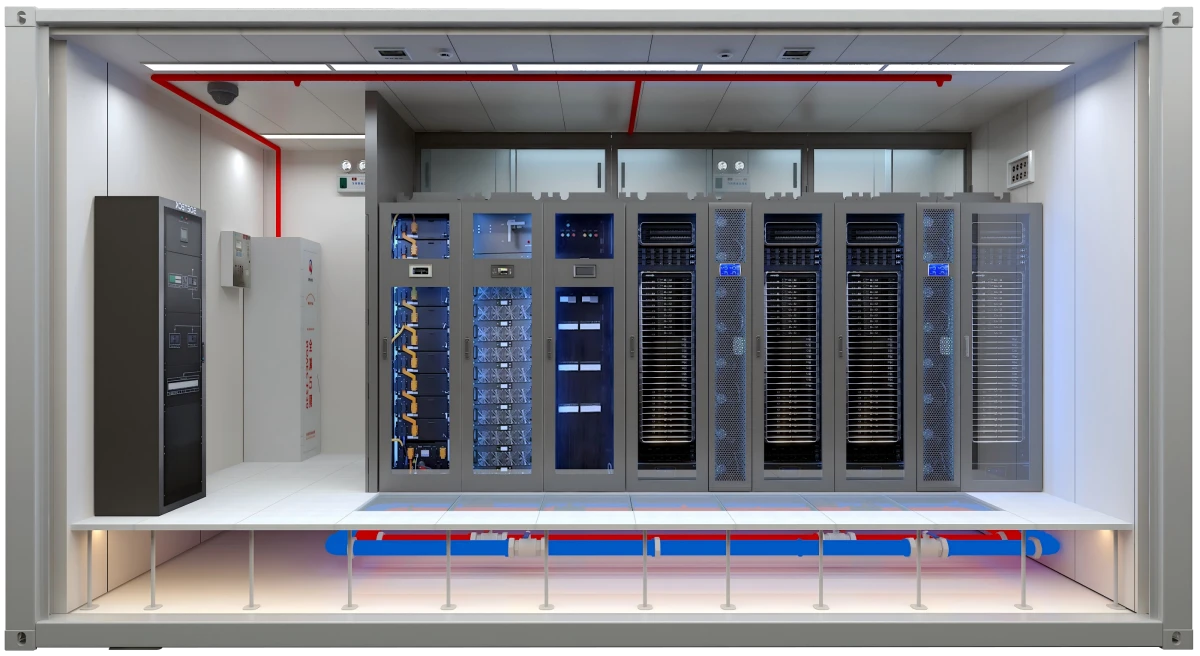Liquid Cooling 20-Foot Container Data Center 50kW Configuration