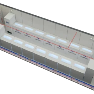 40-Foot AI Container Data Center 50kW per Rack Immersion Cooling