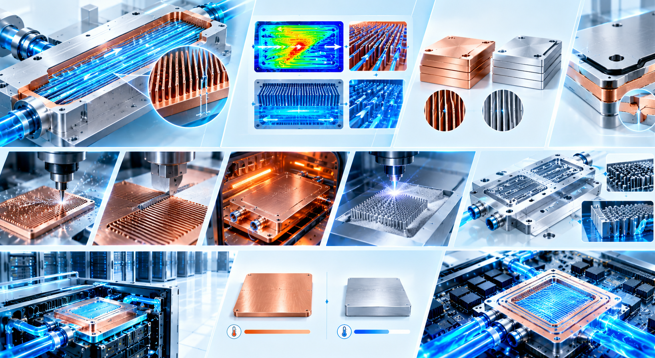 Cold plate cooling data center