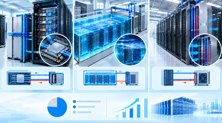 Data center liquid cooling solutions