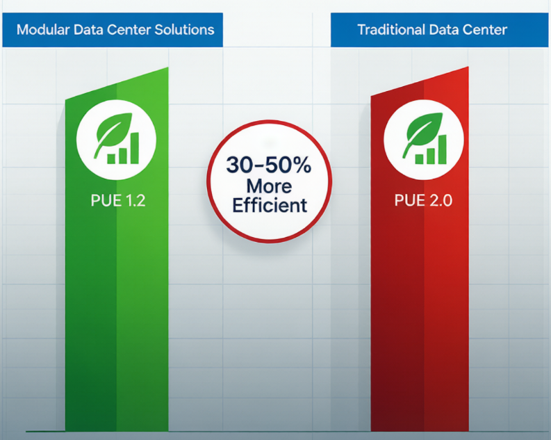 Modular data center solutions.