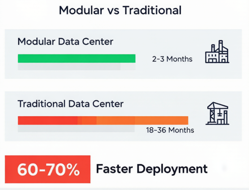 Modular data center solutions.