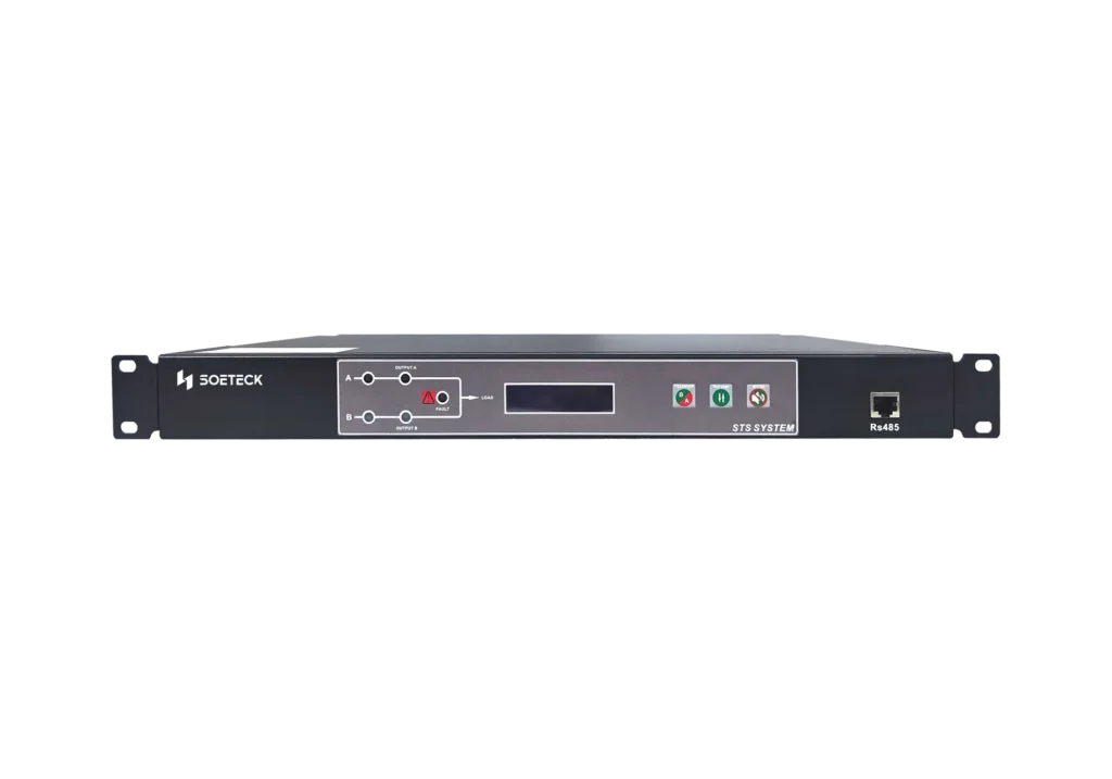 Sts Rack 1U Rack Mount Static Transfer Switch 10/16/32A - Soeteck