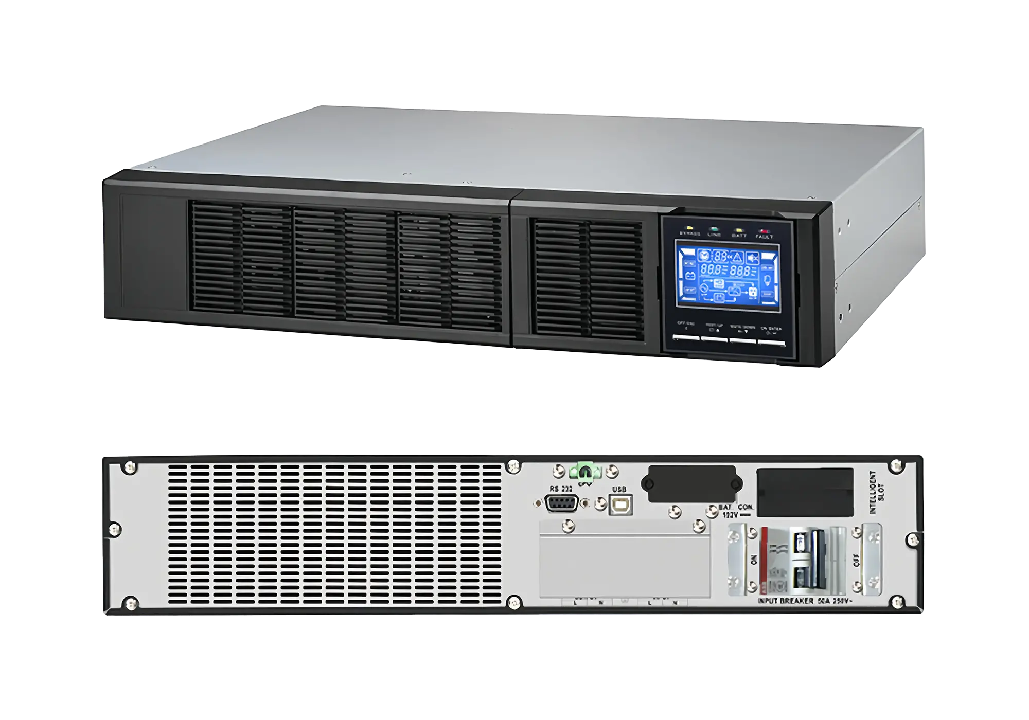 UPS de alta frequência Soeteck Online 1kVA-10kVA, PE0.8 -2