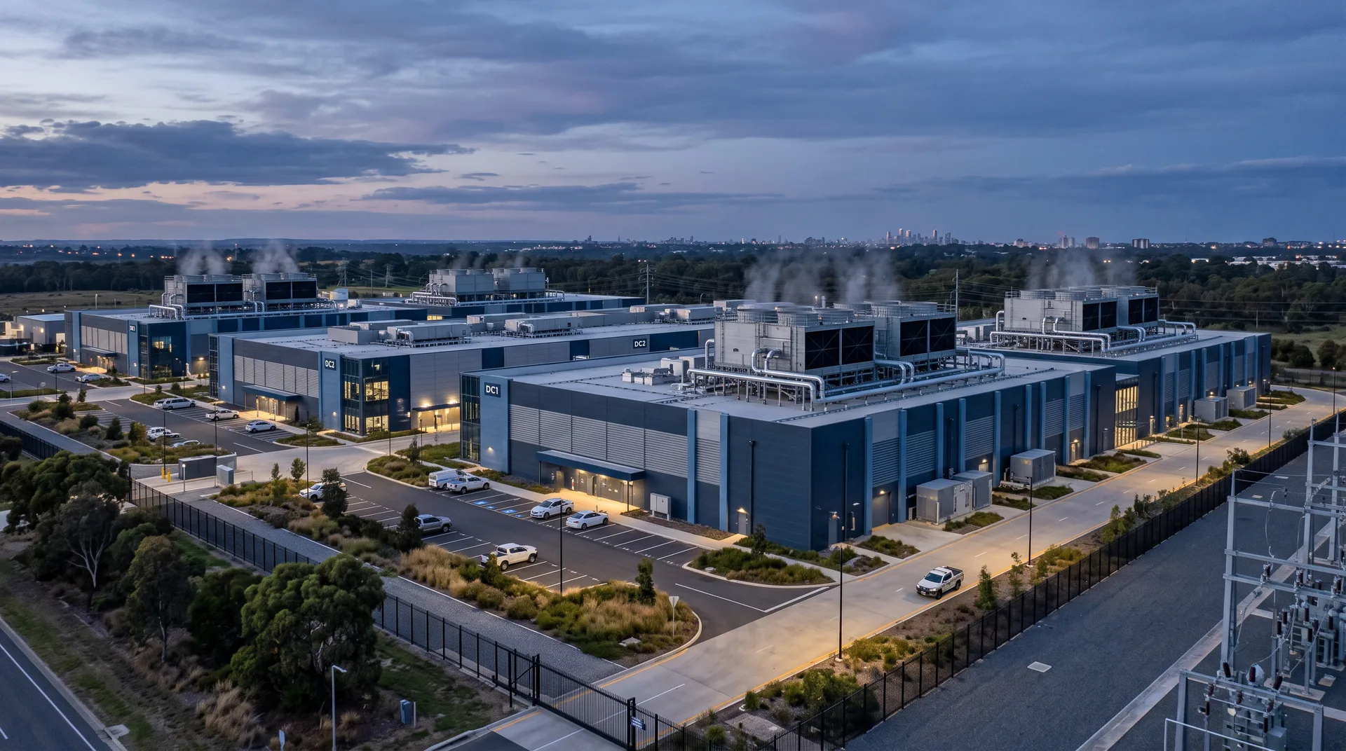Colocation data center campus