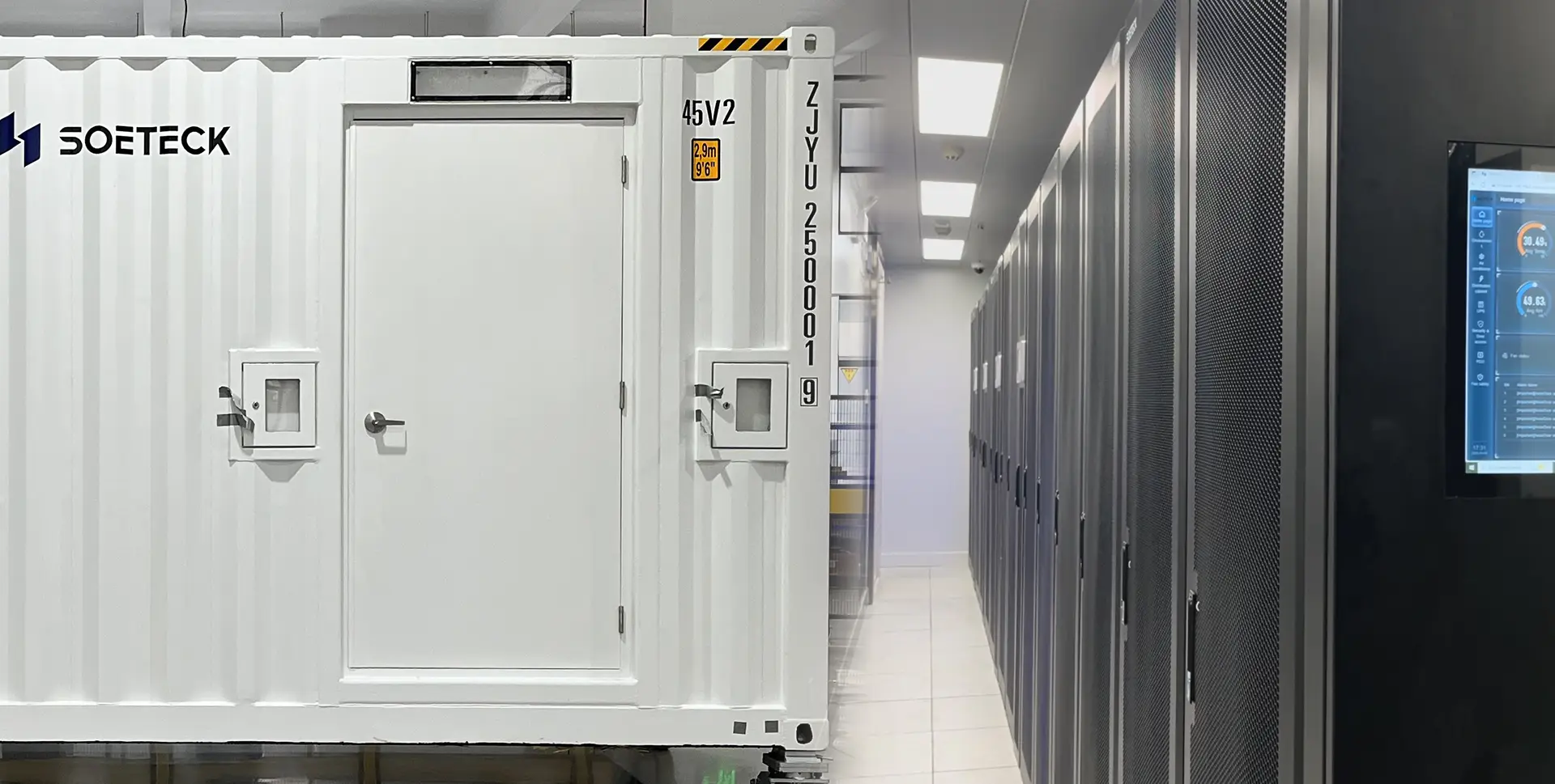 Prefabricated container data center project