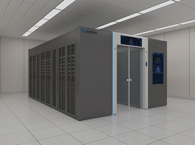 cold aisle modular data center - home